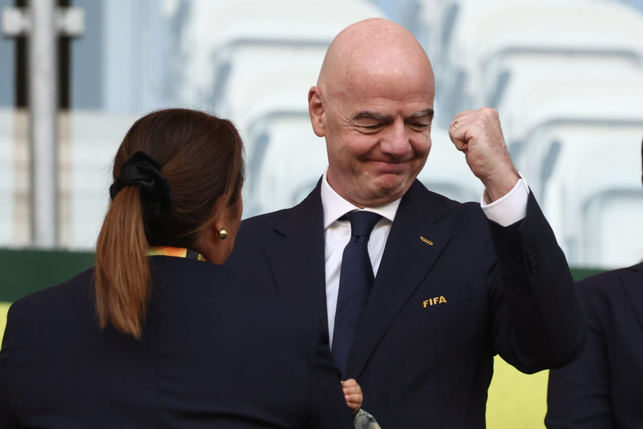 잔니 인판티노 FIFA 회장. 사진=AP PHOTO