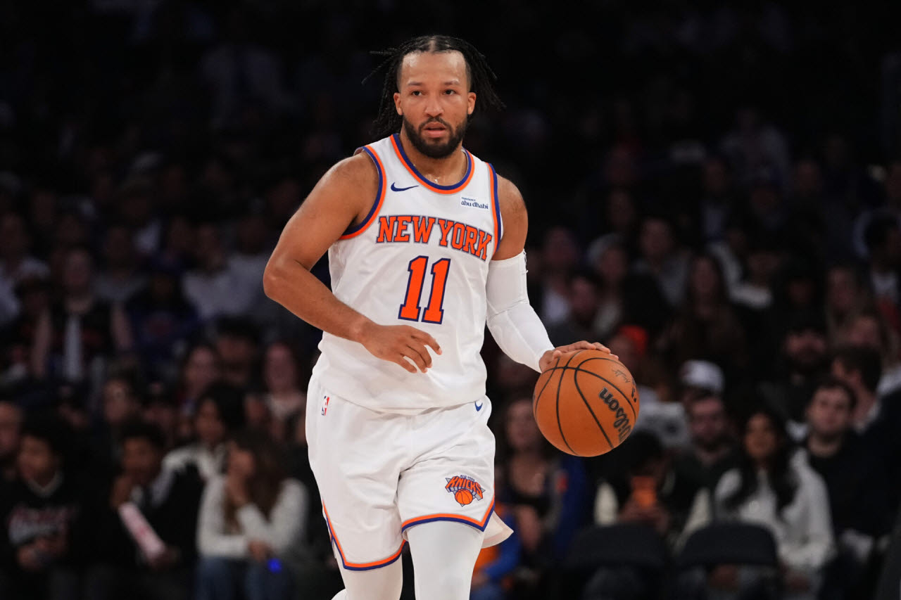 지난 시즌 뉴욕 닉스의 NBA 우승을 이끈 제일런 브런슨. 사진=AP PHOTO