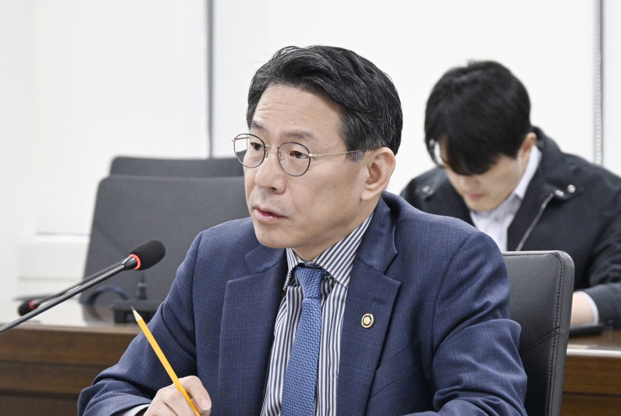 조용범 기획예산처 차관이 20일 한국재정정보원에서 열린 ‘제16차 재정집행 점검회의’를 주재하며 발언하고 있다. (사진=기획예산처)