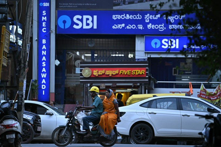 인도국립은행(SBI)(사진=AFP)