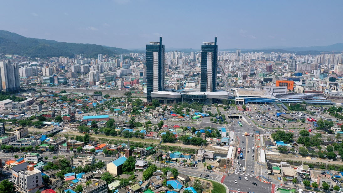 대전 동구의 대전역 전경. (사진=대전시)
