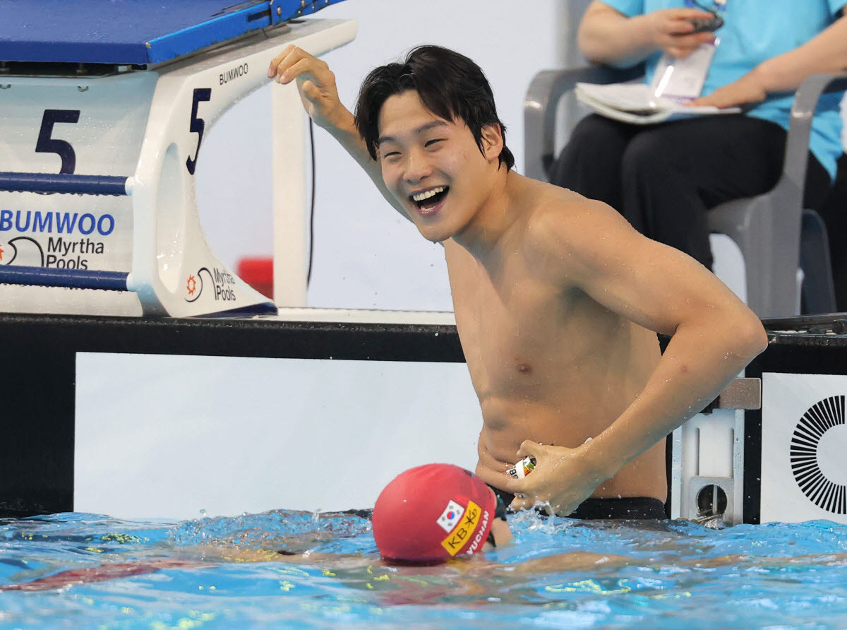 한국 수영 기대주 김영범. 사진=연합뉴스