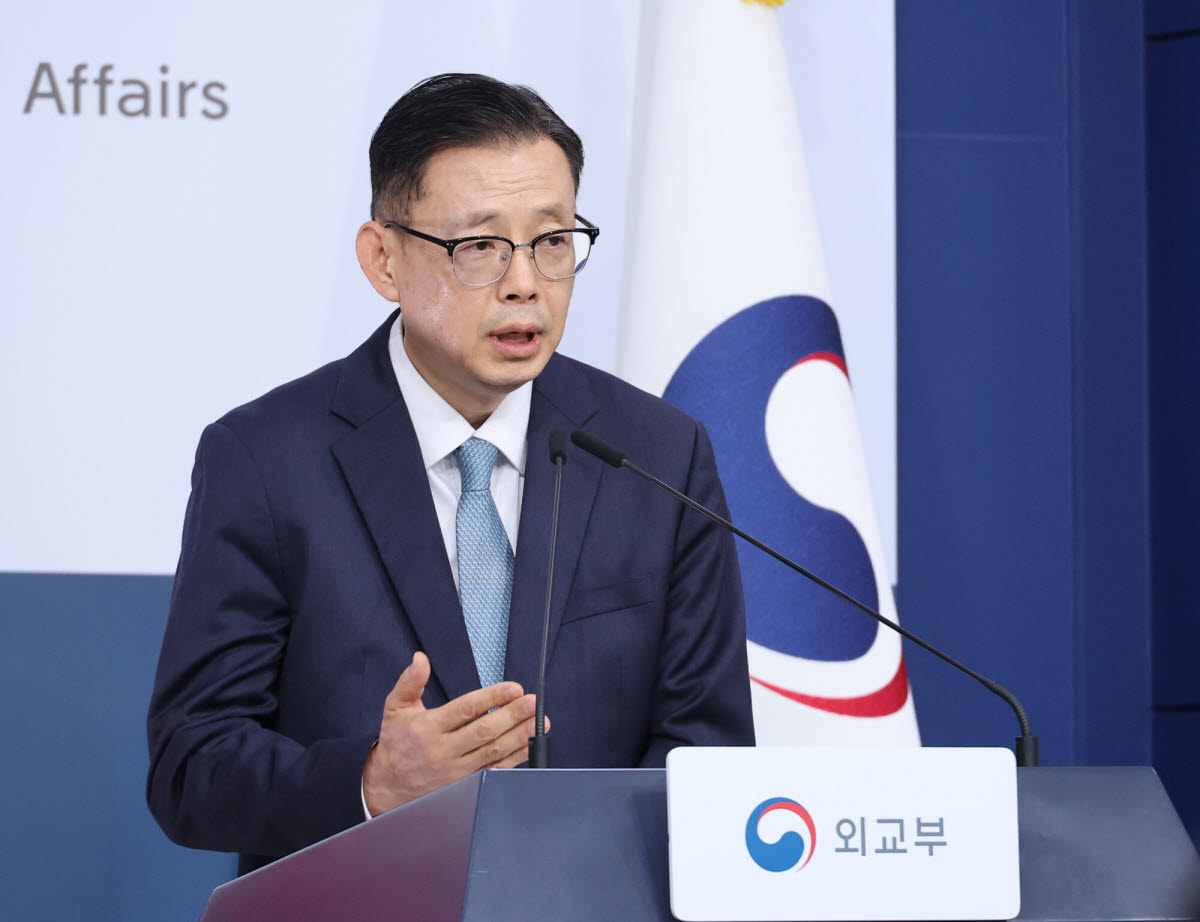 박두순 외교부 대변인[연합뉴스 제공]