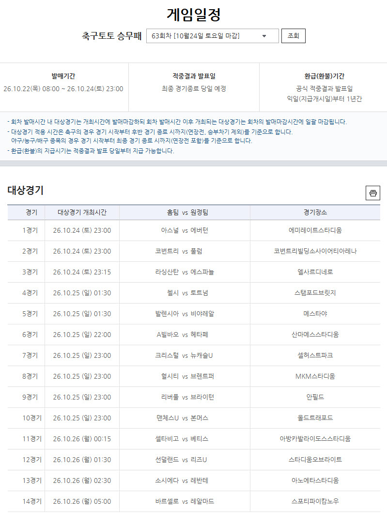 '야말과 음바페, 엘클라시코서 격돌’…축구토토 승무패 63회차 발매