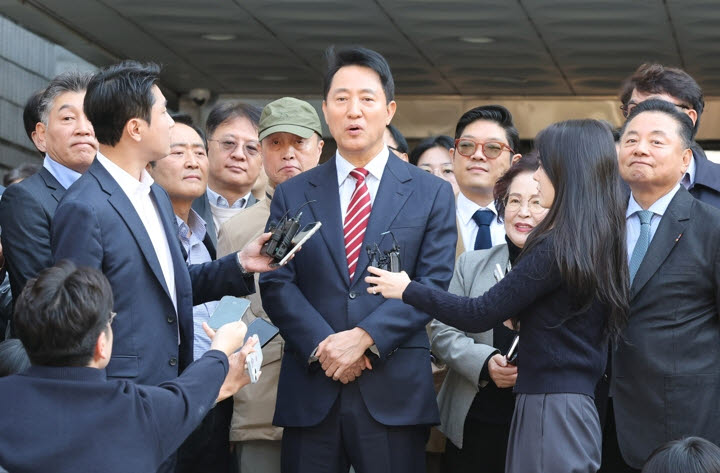 입장 밝히는 오세훈 서울시장
