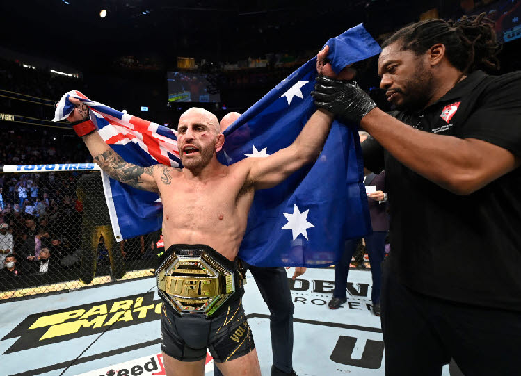 UFC 페더급 챔피언 알렉산더 볼카노프스키. 사진=UFC