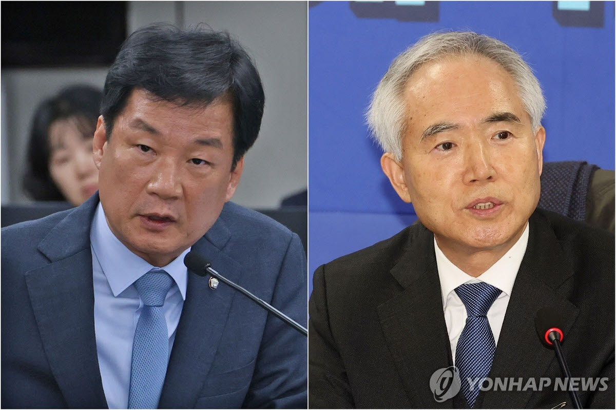 더불어민주당 박균택 의원(왼쪽)과 양부남 의원 (사진=연합뉴스)