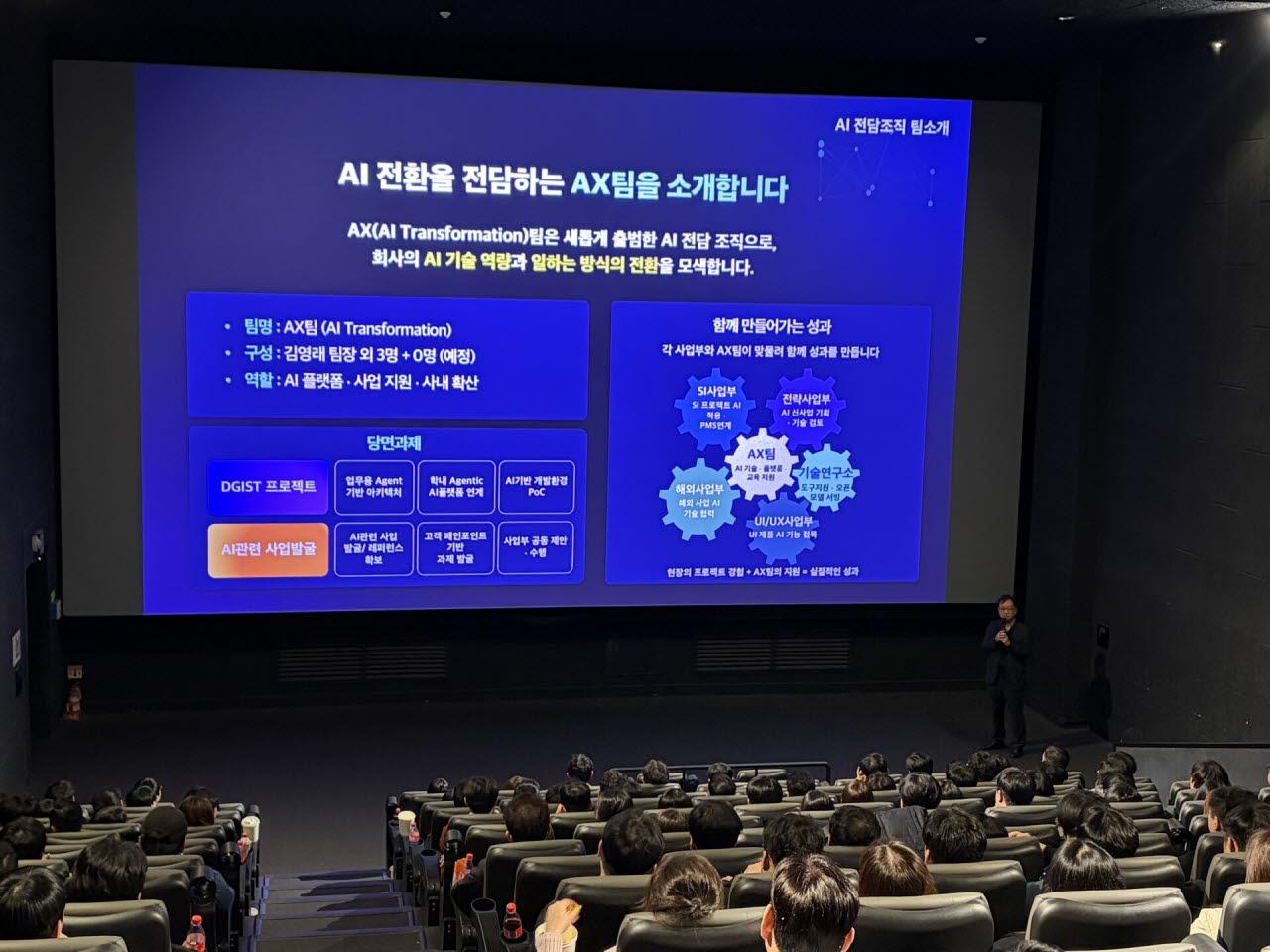 지난 23일 서울 용산 CGV에서 토마토시스템이 창립 26주년 기념행사를 개최했다.(사진=토마토시스템)