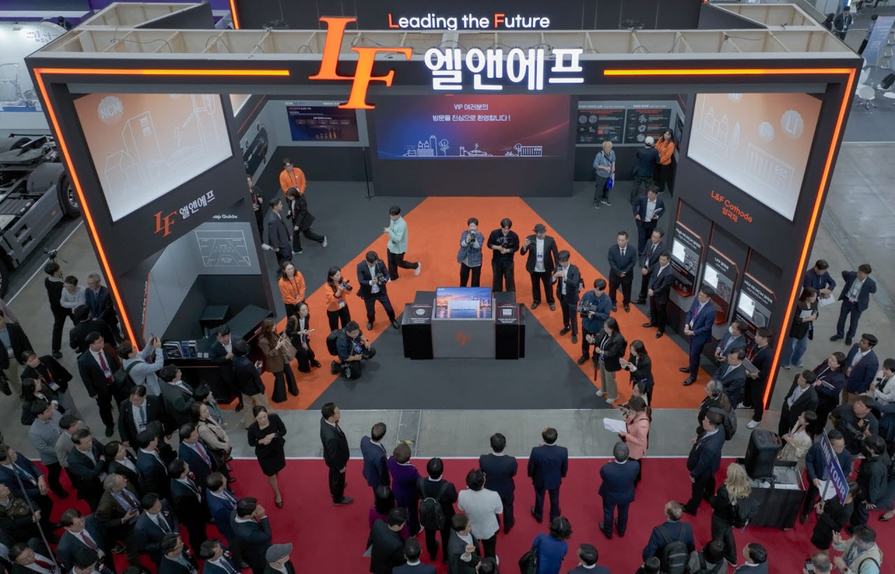 2026 DIFA 부스 현장사진.(사진=엘앤에프 제공)