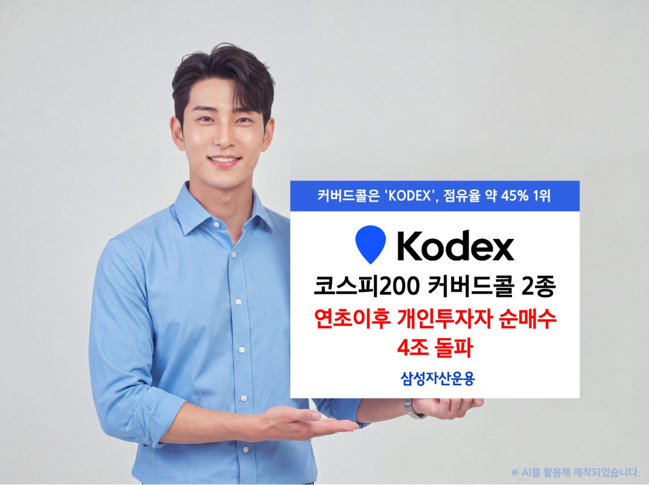 삼성운용 'KODEX200 커버드콜 2종', 올해 개인 순매수 4兆 돌파