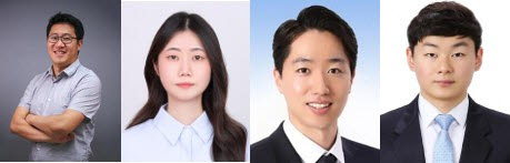 연구진의 증명사진.(왼쪽부터)장경인 교수, 손지은 박사과정, 오세혁 박사 후 연구원, 하정대 박사 후 연구원.(사진=KAIST)