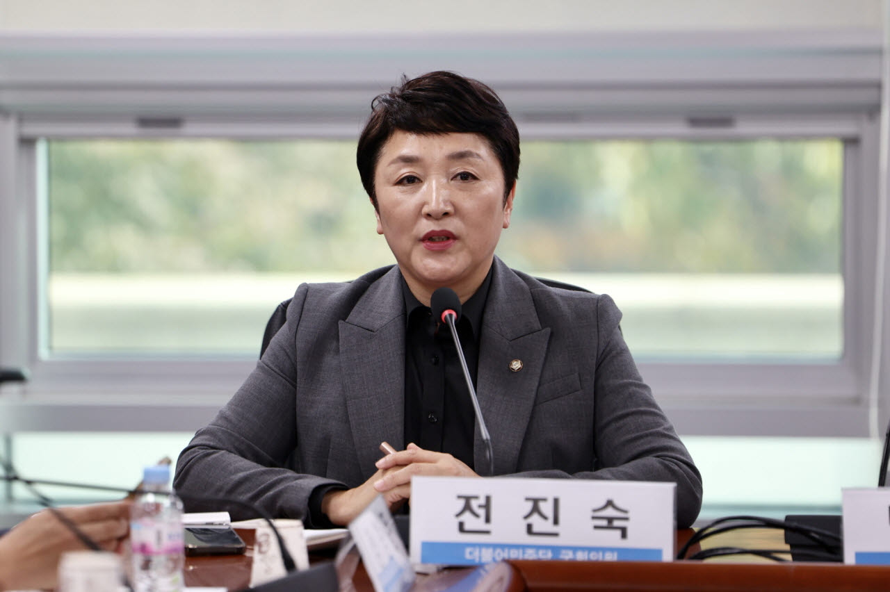 발언하는 전진숙 의원 (사진=뉴시스)