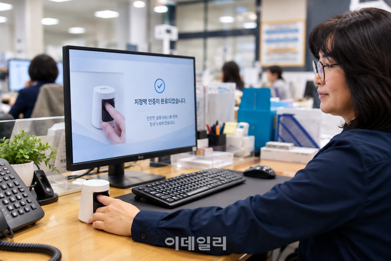 [포토] 농협상호금융, '지정맥 인증시스템' 도입