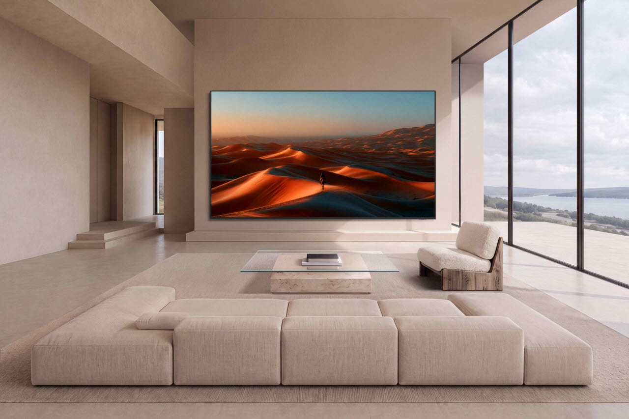 Micro RGB TV 라이프 스타일 이미지. (사진=삼성전자)