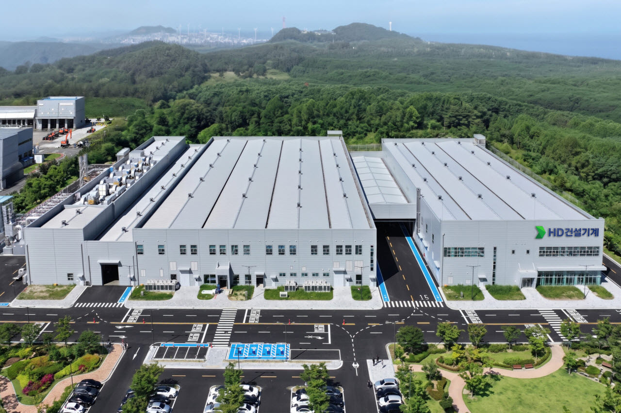 HD건설기계 군산 엔진 신공장 전경.(사진=HD건설기계 제공)