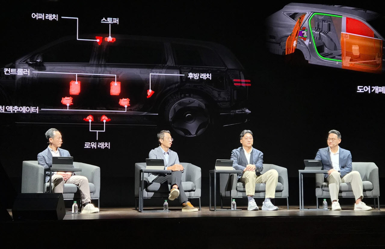 지난 28일 인천 영종도 인스파이어 엔터테인먼트 리조트에서 'GV90 테크 데이'가 진행되고 있다. (사진=이데일리 이배운 기자)