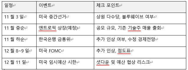 [11월 증시전망] 중간선거 앞둔 증시…지수보다 종목에 집중