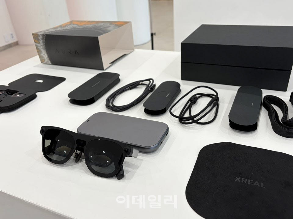 엑스리얼 XR 글래스 ‘아우라(AURA)’ (사진=신영빈 기자)