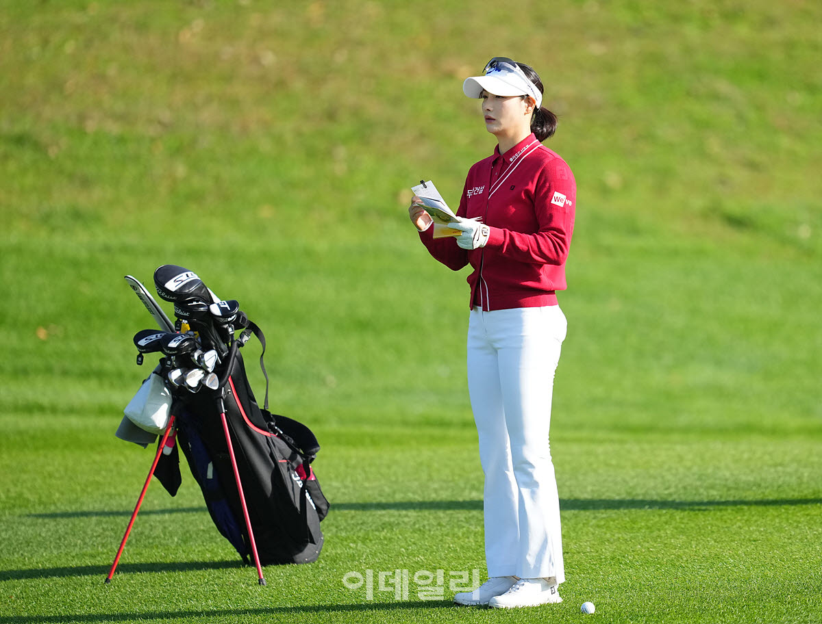[포토]박결,핀 공략을 준비한다
