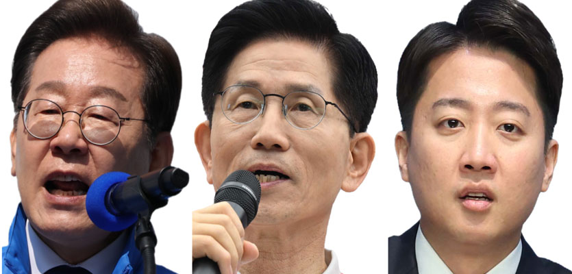 후보 지지율…이재명 지지율 49%, 김문수 27%(상보)