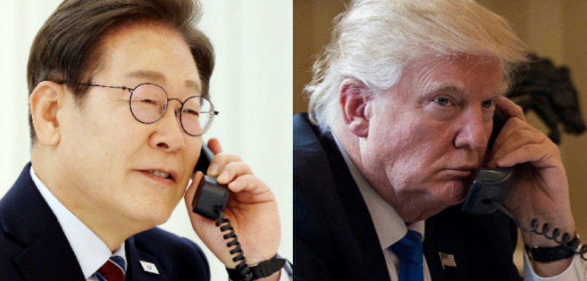 이재명·트럼프 첫 통화…중단됐던 정상외교 복원