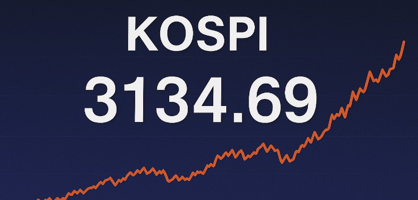 [속보]코스피, 장중 3134.69으로 연 최고치