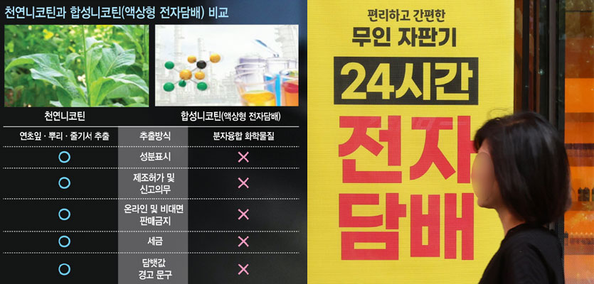"무늬만 담배?" 액상 전자담배의 배신…유해물질 2배