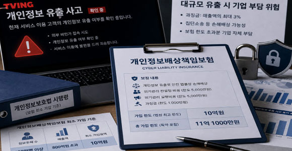 '개인정보 유출' 티빙, 보험보장한도 고작 11억…피해보상 어쩌나[only이데일리]