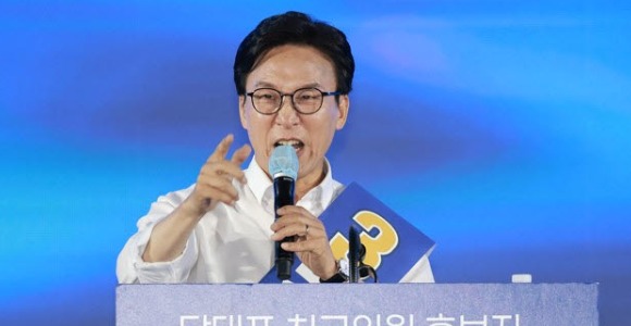 ‘호남·수도권 싹쓸이’ 김민석, 굳히기... 鄭에 누적 8.40%p 앞서(종합)