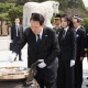 尹, ‘서해수호 용사’ 묘역 참배…김건희 여사도 동행