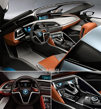 BMW `i8 스파이더` 실내 인테리어                                                                                                                                                                   