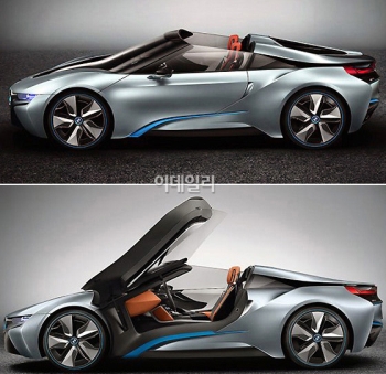 BMW `i8 스파이더` 날렵한 옆모습                                                                                                                                                                   