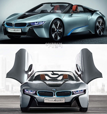 BMW `i8 스파이더` 오픈카의 매력도 물씬                                                                                                                                                            