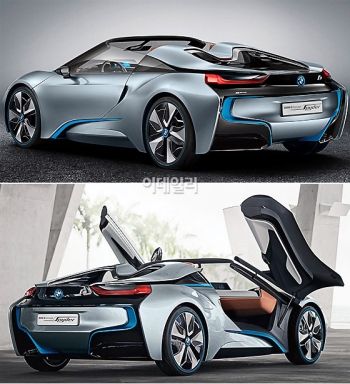 BMW `i8 스파이더` 뒷모습도 럭셔리하네!                                                                                                                                                            