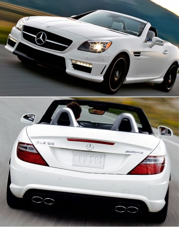 벤츠 `더 뉴 SLK 55 AMG` 강력한 앞·뒤 모습                                                                                                                                                        