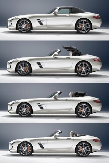  벤츠 `SLS AMG 로드스터` 4단 변신                                                                                                                                                                 