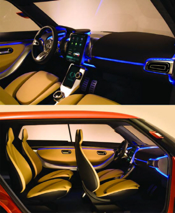  `XIV-1` 미래형 자동차 실내 인테리어                                                                                                                                                              