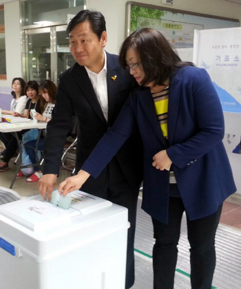  투표하는 김관영 의원                                                                                                                                                                             