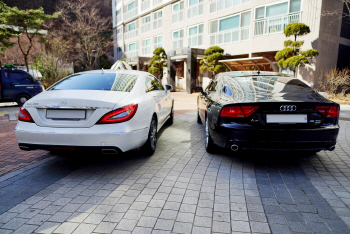  벤츠 CLS 400 vs 아우디 A7 45TDI, 엣지있는 뒷태 라인                                                                                                                                              