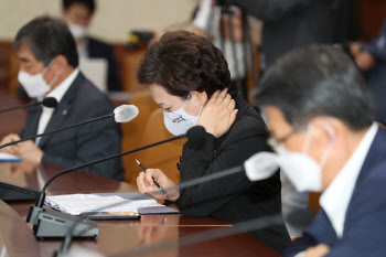  점검회의 참석한 김현미 국토교통부 장관                                                                                                                                                           