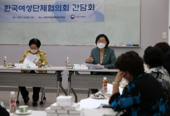  한국여성단체협의회 방문한 여가부 장관                                                                                                                                                            