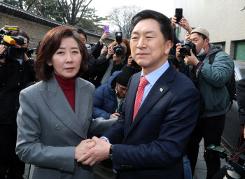 나경원 "김기현과 많은 인식 공유…총선 승리 위한 역할하겠다"                                                                                                                             