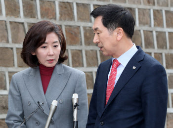 김기현 당대표 후보, 나경원 전 의원과 회동                                                                                                                                                         