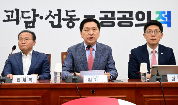김기현 "'선관위, 민주당과 공생 통해 겁없이 고용세습 저질러"                                                                                                                        