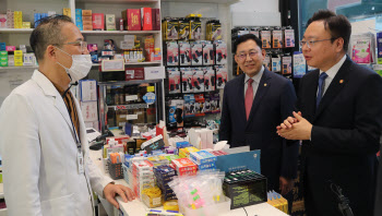 조규홍 보건복지부 장관, 약국 운영 상황 점검                                                                                                                                                       