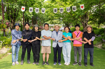  영등포 정원축제 참석한 최호권 구청장                                                                                                                                                             