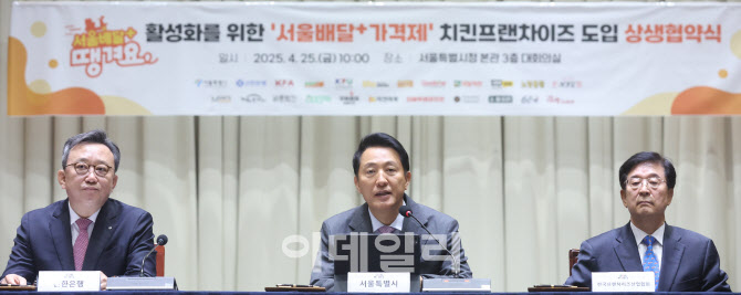 오세훈 서울시장, 상생 협약식에서 인사말                                                                                                                                                           