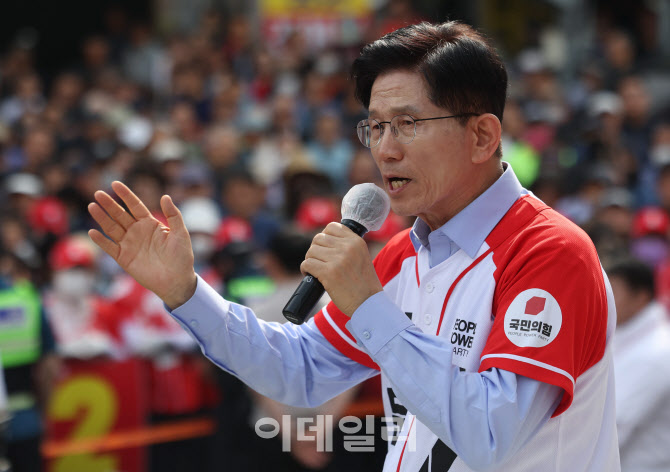 김문수, '밀양에서 지지 호소'                                                                                                                                                            