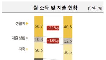 1인가구 팍팍한 월세살이…생활비 내면 여유자금 16%뿐