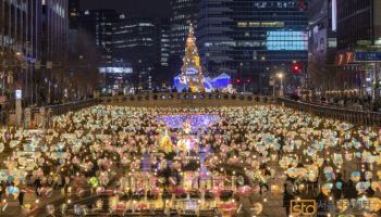 "색·빛 물든 겨울도시"…740만명 찾았던 '서울윈터페스타' 올해 특징은